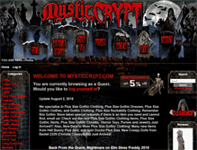 Tablet Screenshot of mysticcrypt.com